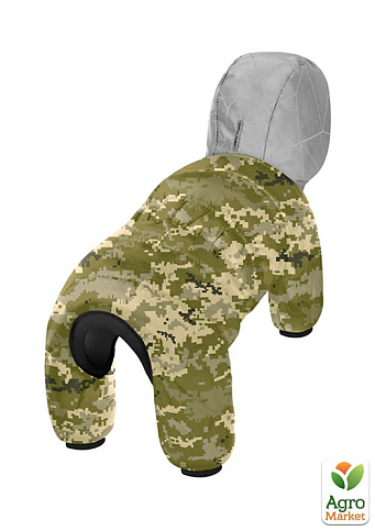 Комбинезон для собак WAUDOG Clothes, рисунок "Милитари", XS22, В 29-31 см, С 19-21 см (415-4026) - фото 2