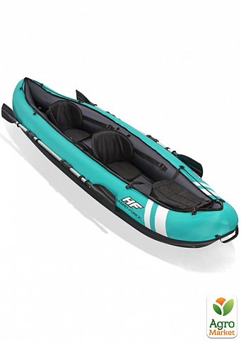 Двухместная надувная байдарка (каяк) Ventura Kayak,ручной насос,весла 330х94 см ТМ "Bestway" (65052) - фото 5