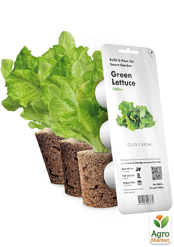 Сменный картридж Click&Grow Салат зеленый (3 капсулы) (7731)