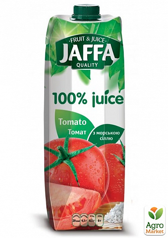 Томатный сок с морской солью Новый дизайн ТМ "Jaffa" tpa 0,95 л упаковка 12 шт - фото 2