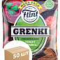 Грінки житні зі смаком томат спайсі ТМ "Flint Grenki" 100г упаковка 50 шт