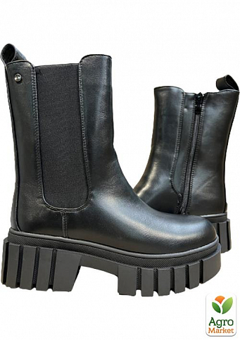 Жіночі чоботи зимові Dino Albat DSOМ8226-1 40 25,5см Чорні - фото 5