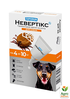СУПЕРИУМ Невертикс, противоклещевые капли на холку для собак, 4-10 кг (9137)1
