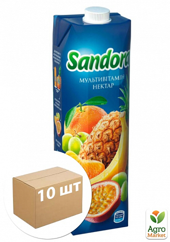 Нектар мультивітамінний ТМ "Sandora" 0,95л упаковка 10шт
