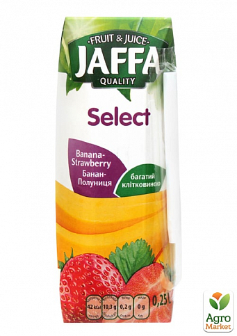 Бананово-клубничный нектар ТМ "Jaffa" tpa 0,25 л в упаковке 15 шт - фото 2