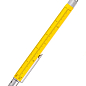 Ручка кулькова-стилус Troika Construction з лінійкою, латунь, жовтий (PIP20/YE)