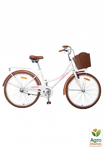 Велосипед FORTE VERONA (женский) размер рамы 17" размер колес 26" бело-розовый (117873)