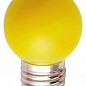 LM705 Лампа Lemanso св-ая G45 E27 1,2W жёлтый шар (558405)