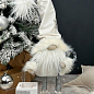 Новорічний Скандинавський Гном із коробочкою білий 25*10*70 см (Y-174)