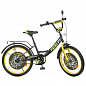 Велосипед детский PROF1 20д. Original boy,SKD45,фонарь,звонок,зеркало,подножка,черно-желтый (Y2043)