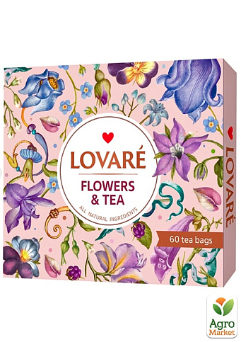 Колекція чаїв Портфельчик (12 видів) ТМ "Lovare" пакети по 5шт