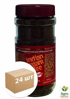 Кофе Инстант Индиан Premium (стеклянная банка) ТМ "JFK" 100г упаковка 24шт2
