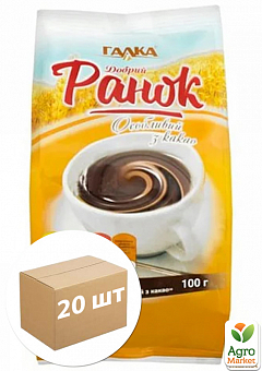 Розчинний напій з какао (особливий) Ранок ТМ "Галка" 100г упаковка 20шт1