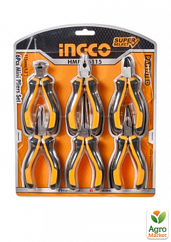 Набор шарнирно-губцевого инструмента 6 предметов Super Select INGCO2