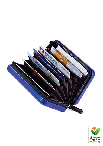 Футляр для кредитных карт с защитой Troika, синий (CCC04/BL) - фото 2