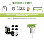 Умный сад - гидропонная установка для растений Click & Grow серый (8899 SG9)