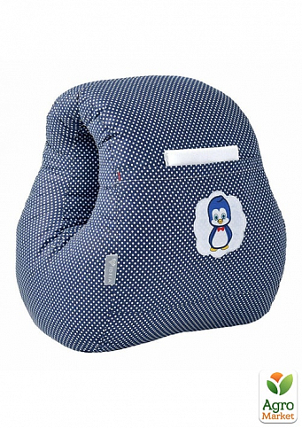 Подушка для кормления Mini ТМ PAPAELLA 30х28х30 см горошек темно-синий 8-31999*004