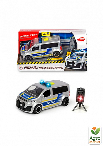 Автомобіль "SOS. Поліція Сітроен" з радаром, звуковим та світловим ефектами, 15 см, 3+ Dickie Toys