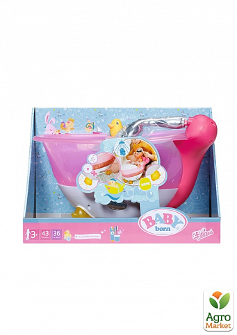 Автоматическая ванночка для куклы BABY BORN - ЗАБАВНОЕ КУПАНИЕ (свет, звук) - фото 2
