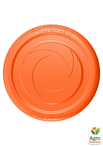 Игровая тарелка для апортировки PitchDog, диаметр 24 см оранжевый (62474)  - фото 2