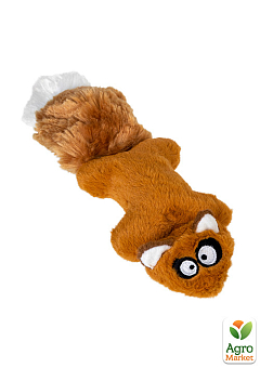 Игрушка для собак Белка с 2-мя пищалками GiGwi Plush, плюш, искусственный мех, резина, 24 см (75066)2