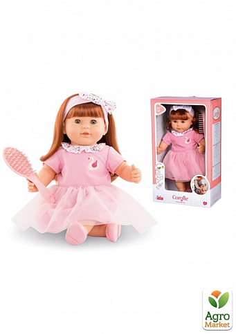 Лялька Ембер, що розплющує очі, з ароматом ванілі, зі щіткою для волосся, висота 36 см, 3+ Corolle