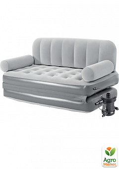 Надувной диван с электрическим насосом, флокированный трансформер 3 в 1 ТМ "Bestway" (75073)1