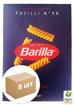 Макароны ТМ "Barilla" Fusilli №98 спираль 500г упаковка 8 шт2
