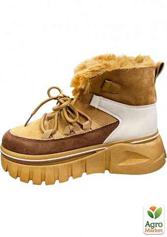 Женские ботинки зимние Violeta Wonex DSO20-897 37 23см Коричневые - фото 3