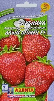 Клубника "Алый огонек F1" ТМ "АЭЛИТА" 10шт25