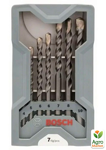 Bosch Набір сведрл 4,5,6,6,7,8,10 мм CYL-3 (7 шт)
