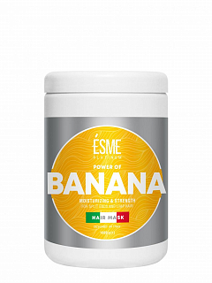 Маска для секущихся и ослабленных волос с экстрактом банана, ТМ "ESME" 1000г2