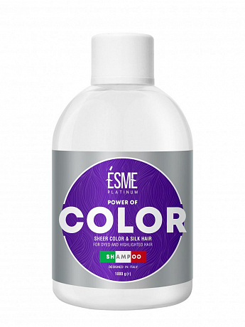 Шампунь для пофарбованого та мелованого волосся з вітамінним комплексом, ТМ «ESME» 1000г