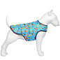 Курточка-накидка для собак WAUDOG Clothes, рисунок "Лига Справедливости лазурь", L, А 41 см, B 58-70 см, С 42-52 см (505-4002)