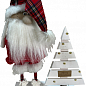 Санта Клаус с деревянной елочкой (25*10*53 см) (Y-139)