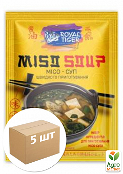 Набір інгредієнтів для приготування супу Місо ТМ "Royal Tiger" 16г упаковка 5 шт1