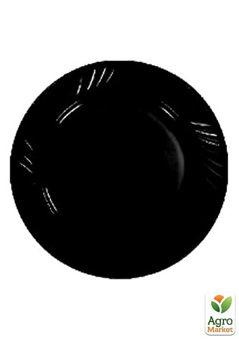 Тарелка 8` Черная, Набор 6 штук (30357-02)