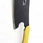 Ніж-тесак туристичний обробний цільнометалевий з дерев'яною ручкою 750г СИЛА (960322)