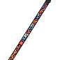 Нашийник WAUDOG Design з малюнком "Графіті", преміум шкіра, металева пряжка (ширина 12 мм, довжина 21-29 см) чорний (0013-0021-01) цена