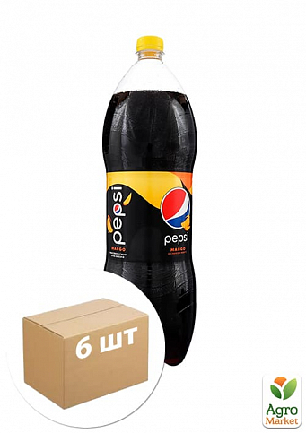 Газований напій Mango ТМ "Pepsi" 2л упаковка 6шт