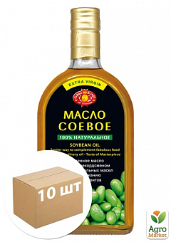 Олія соєва ТМ "Агросільпром" 500мл упаковка 10шт1
