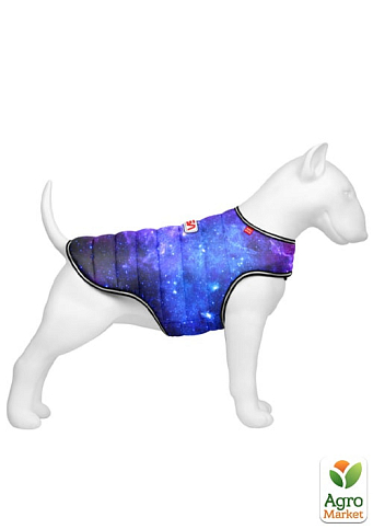 Куртка-накидка для собак WAUDOG Clothes, рисунок "NASA21", XL, А 47 см, B 68-80 см, С 42-52 см (506-0148)