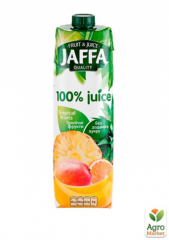 Мультифруктовый сок Тропические фрукты без сахара Новый дизайн ТМ "Jaffa" tpa 0,95 л упаковка 12 шт - фото 2