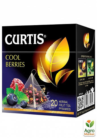 Чай "Cool Berries" ТМ "Curtis" 20 пакетиков по 1,7г