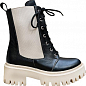 Жіночі черевики зимові Amir DSO2235 40 25,5см Чорний/Беж