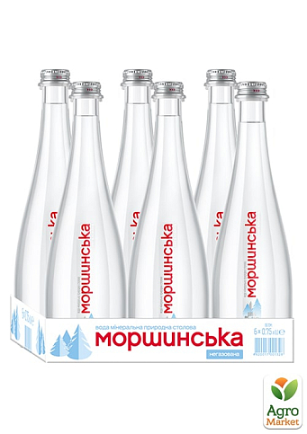 Мінеральна вода Моршинська Преміум негазована скляна пляшка 0,75л (упаковка 6 шт) - фото 3