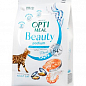 Сухий беззерновий повнораційний корм для дорослих кішок Optimeal Beauty Podium на основі морепродуктів 1.5 кг (3673930)