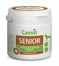 Canvit Senior Кормовая добавка с витаминами и минералами для собак старше 7 лет, 100 табл.  100 г (5072691)1
