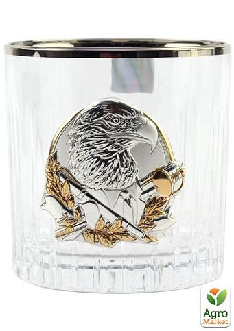 Сет кришталевих склянок Boss Crystal "Бокали Лідер Платинум", 6 келихів, платина, срібло, золото (B6SEN2PG) - фото 3