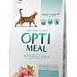 Сухой корм для взрослых стерилизованных кошек Optimeal Sterilised с индюшкой и овсом 4 кг (2822320)